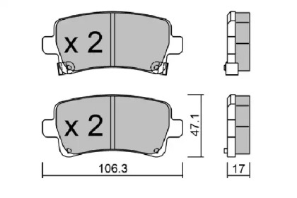 Дополнительные работы AISIN для CHEVROLET MALIBU (V300) 2.0 D
